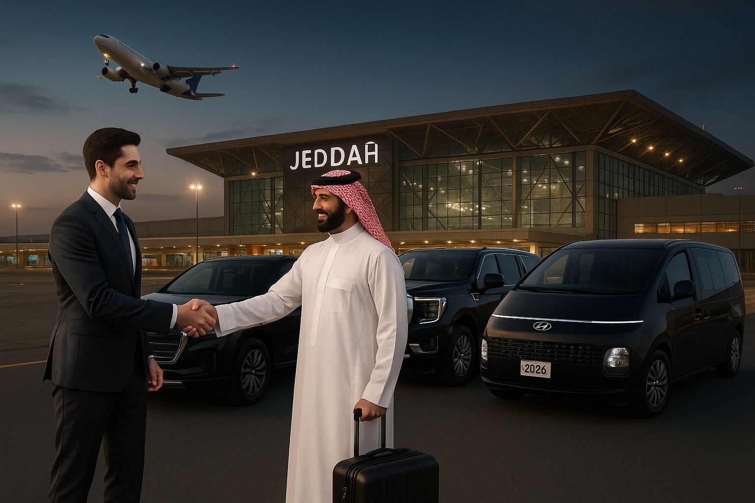 توصيل من مكه المكرمة الى مطار جده من خلال شركة السائح العربى